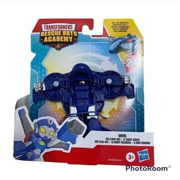 Transformers Whirl Rescue Bots Academy Action Figure NWT Blue - Picture 1 of 4